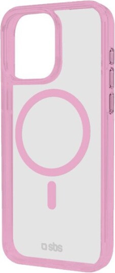 SBS Deksel til iPhone 16 Pro - Rosa/Transparent