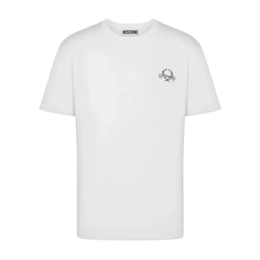 Moschino Herre Topper Hvit 2XL,