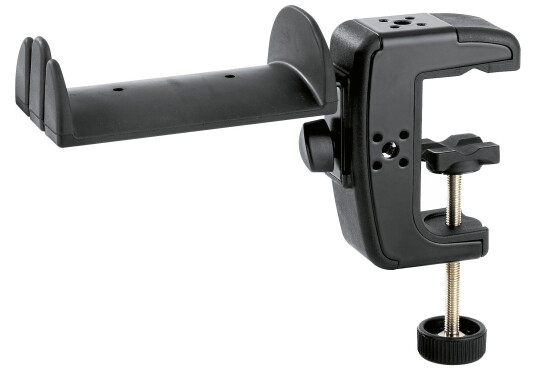 K&M 16085 Headphone Holder W/table Clamp Svart