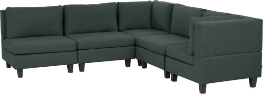 Buck Modulsofa 5 seter Grønn/Svart