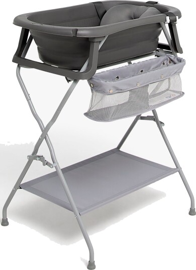Beemoo CARE Assist Badebalje Inkl. Badestøtte Og Badestativ Deep Grey