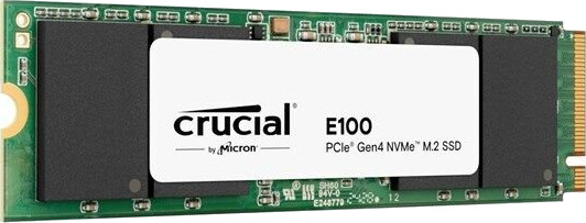 Crucial E100 1TB M.2 2280 NVMe SSD med PCIe 4.0 Crucial E100 1TB M.2 2280 NVMe SSD med PCIe 4.0