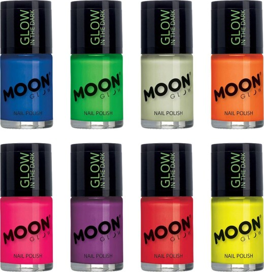 Rubies Costumes Moon Creations Selvlysende Neglelakk Oransje M42023 Rubies Costumes Moon Creations Selvlysende Neglelakk Oransje M42023