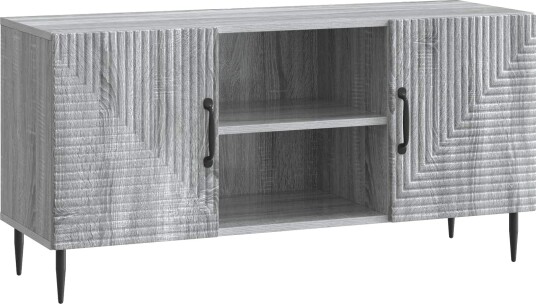 TV skap Grå sonoma 102 x 34,5 x 50 cm Konstruert tre TV skap Grå sonoma 102 x 34,5 x 50 cm Konstruert tre