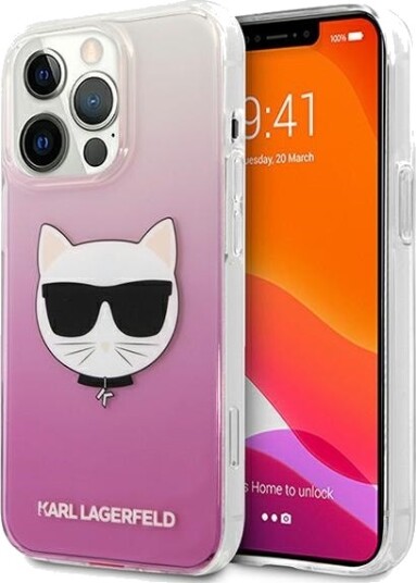 Karl Lagerfeld Choupette Hardcase til iPhone 13 Pro Max Rosa