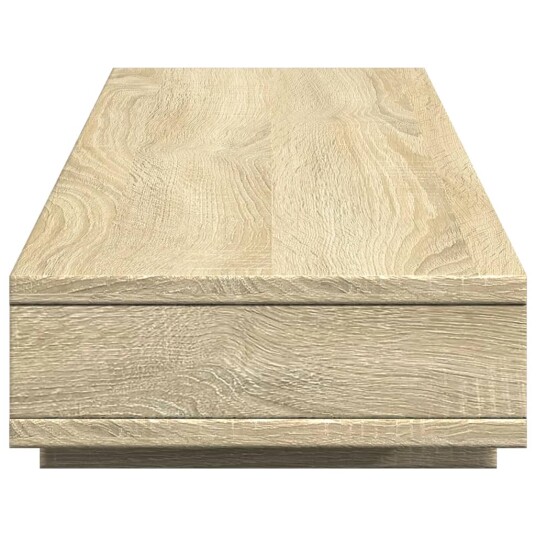 Skjermstativ sonoma eik 100x27x15 cm konstruert tre