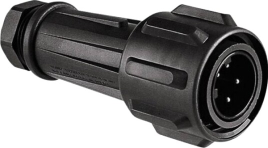 Bulgin Exp 0911 04 S Rundstikk Rett Skjøt 4 Polet Serie Exp 1 Stk