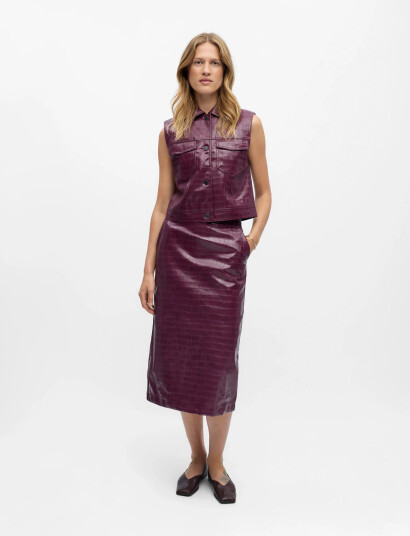Object Objsalva S/L Pu Vest E Aw Fair 25 Burgundy 40 Object Objsalva S/L Pu Vest E Aw Fair 25 Burgundy 40