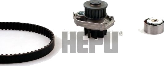 Registerreimsett med vannpumpe HEPU PK12012