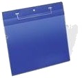 Lagerlomme Durable Med Wirebeslag A4 Tværformat 311X280 Mm Blå 50 Stk.
