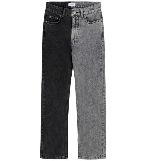 Grunt Jeans 90 tallet Straight Svart 14 år 164 Jeans Grå