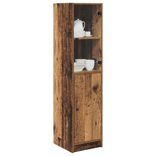Høyskap Gamle tre 35 x 37 x 142 cm Konstruert tre Høyskap Gamle tre 35 x 37 x 142 cm Konstruert tre