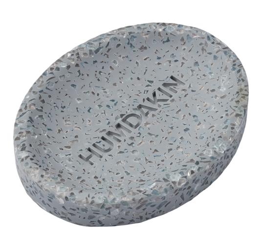 Humdakin Nordic Terrazzo såpeskål 13x10 cm grå
