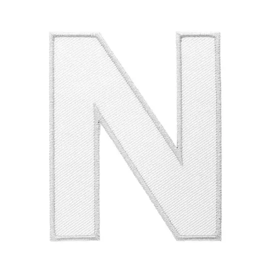Bokstaver N NSF Bokstav N Hvit