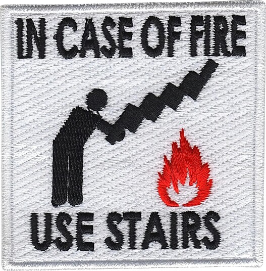 Märkbar Stoffmerke In Case of Fire D-3-6
