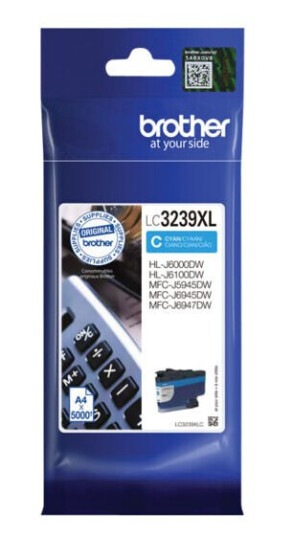 Brother LC3239 XL C blekkpatron - LC3239XLC Original - Cyan 100 ml