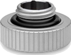 EK Water Blocks 3831109828410 momentforlenger 1/4" satin stål