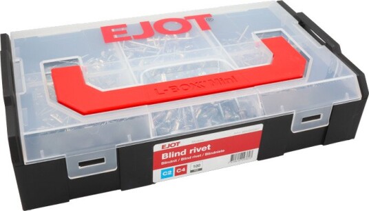 Ejot 8650000907 Blindnagle 3.2X8, 3.2X10, 4.0X10, 4.8X10, 700 stk AL/stk / A2 700 stk, Innfesting