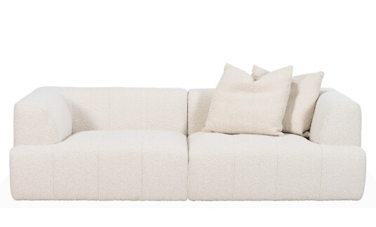 Soffadirekt COCO 3 seters sofa Bouclé Offwhite