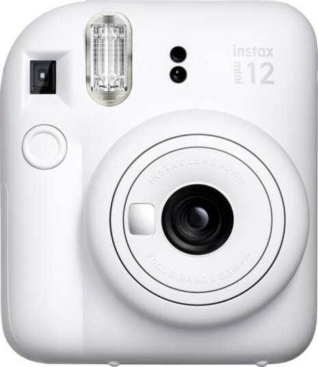 Fujifilm Instax Mini 12 kompaktkamera (hvit, 10 bilder) Fujifilm Instax Mini 12 kompaktkamera (hvit, 10 bilder)