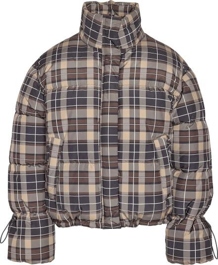 NOISY MAY Nmrosy Aop Puffer Jacket CHOCOLATE BROWN XL