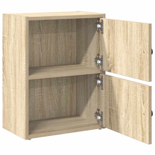 Bokhylle sonoma eik 40x24x52 cm konstruert tre
