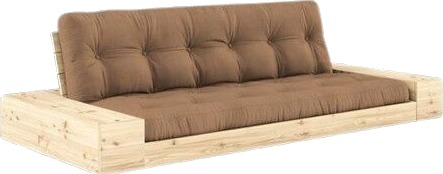 Karup Design Base med sideboks Klarlakkert furu/755 Mokka