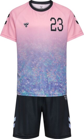 Hummel Shimmer treningssett til barn black grey (140) 140 Hummel Shimmer treningssett til barn black grey (140) 140