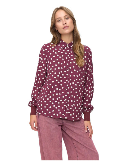 Nümph Nulivy Shirt - Burgundy - 34 Nümph Nulivy Shirt - Burgundy - 34