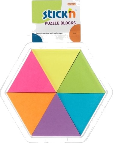 Notesblok 6St 43X50 150 Blad Assorterat Neon