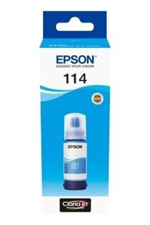Epson 114 EcoTank Cyan Ink bottle Epson 114 EcoTank Cyan Ink bottle