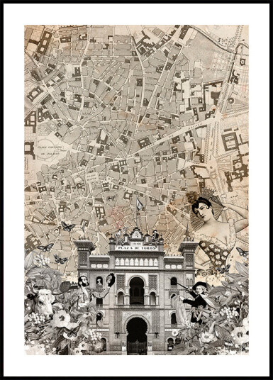 Madrid City Breaks Plakat Plakat / 40x50cm Madrid City Breaks Plakat Plakat / 40x50cm
