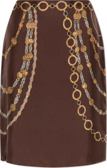 Versace Dame Skjørt Brun XS,