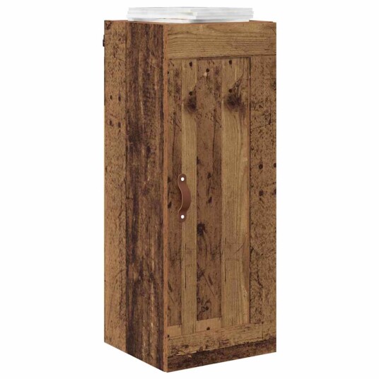 Veggskap Gamle tre 34,5 x 34 x 90 cm Konstruert tre