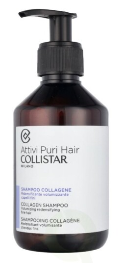 Collistar Attivi Puri Collagen Sjampo for Fint Hår 250 ml Collistar Attivi Puri Collagen Sjampo for Fint Hår 250 ml
