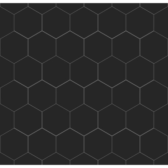 Fibo Kjokkenplate Black Hexagon 2024 km71 S 11x620x580mm Fibo Kjokkenplate Black Hexagon 2024 km71 S 11x620x580mm