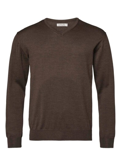 Chevalier Aston Pullover Men Leather Brown XL