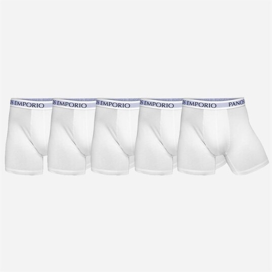 Panos Emporio 5 Pack Base Bamboo - White XXL