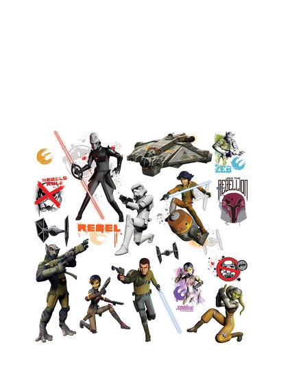 RoomMates Vegglistremerker Star Wars Rebels Multi Patterned One Size RoomMates Vegglistremerker Star Wars Rebels Multi Patterned One Size