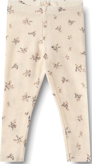 Wheat Wool Leggings Agi EGGSHELL FLOWERS 86