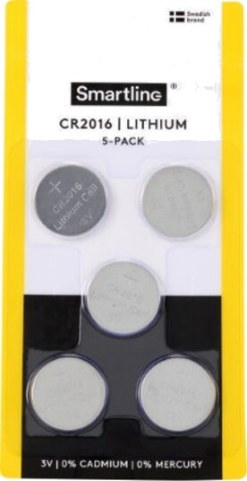 Smartline CR2016 5-pack Smartline CR2016 5-pack