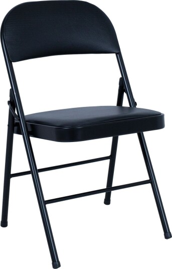 Sammenleggbar stol HOME4YOU Piknik Svart/PU - svart
