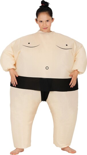 Oppblåsbar Sumo Barn Kostyme - One size