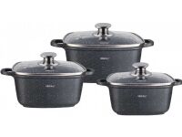 King Hoff KingHoff Lumarko Kinghoff kh-1607 marble pot set! King Hoff KingHoff Lumarko Kinghoff kh-1607 marble pot set!