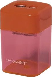 Q-Connect Kf00593, Manuell Blyantspisser, Rød, Metall, Plast, 38 Mm, 38 Mm, 58 Mm