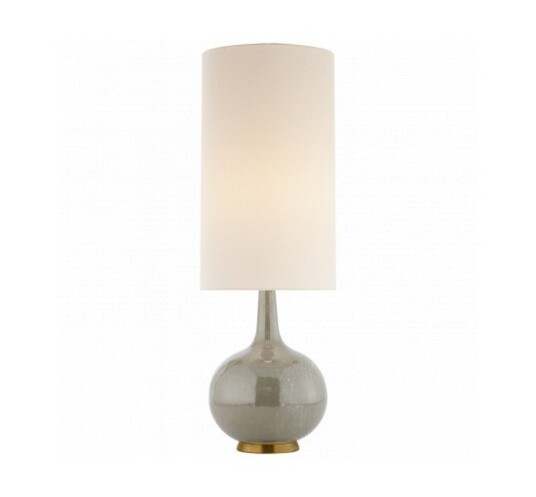 Hunlen Table Lamp Shellish Gray
