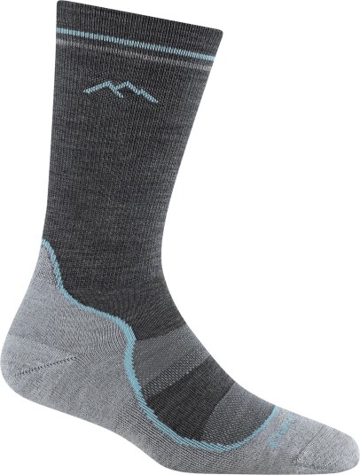 Darn Tough Women"s Light Hiker Boot Lightweight Hiking Socks Slate 35 38