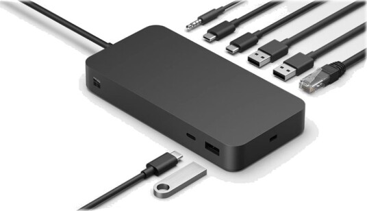Microsoft Surface Dock Dokkingstasjon Thunderbolt 4 3 X Thunderbolt 1Gbe 2.5Gbe 165 Watt For Surface Laptop 5 For Business Laptop Studio Pro 9 For Business Microsoft Surface Dock Dokkingstasjon Thunderbolt 4 3 X Thunderbolt 1Gbe 2.5Gbe 165 Watt For Surface Laptop 5 For Business Laptop Studio Pro 9 For Business