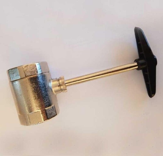 Intra 1 1/2" Kuleventil i Forniklet Messing for Vannsystemer