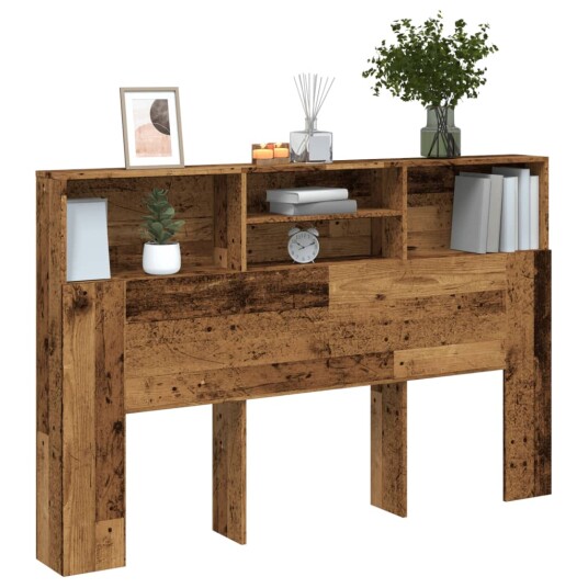  Hodegavl med hylle gammelt tre 160x19x103,5 cm konstruert tre 8721158442093